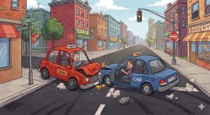 Collisions when exiting side streets