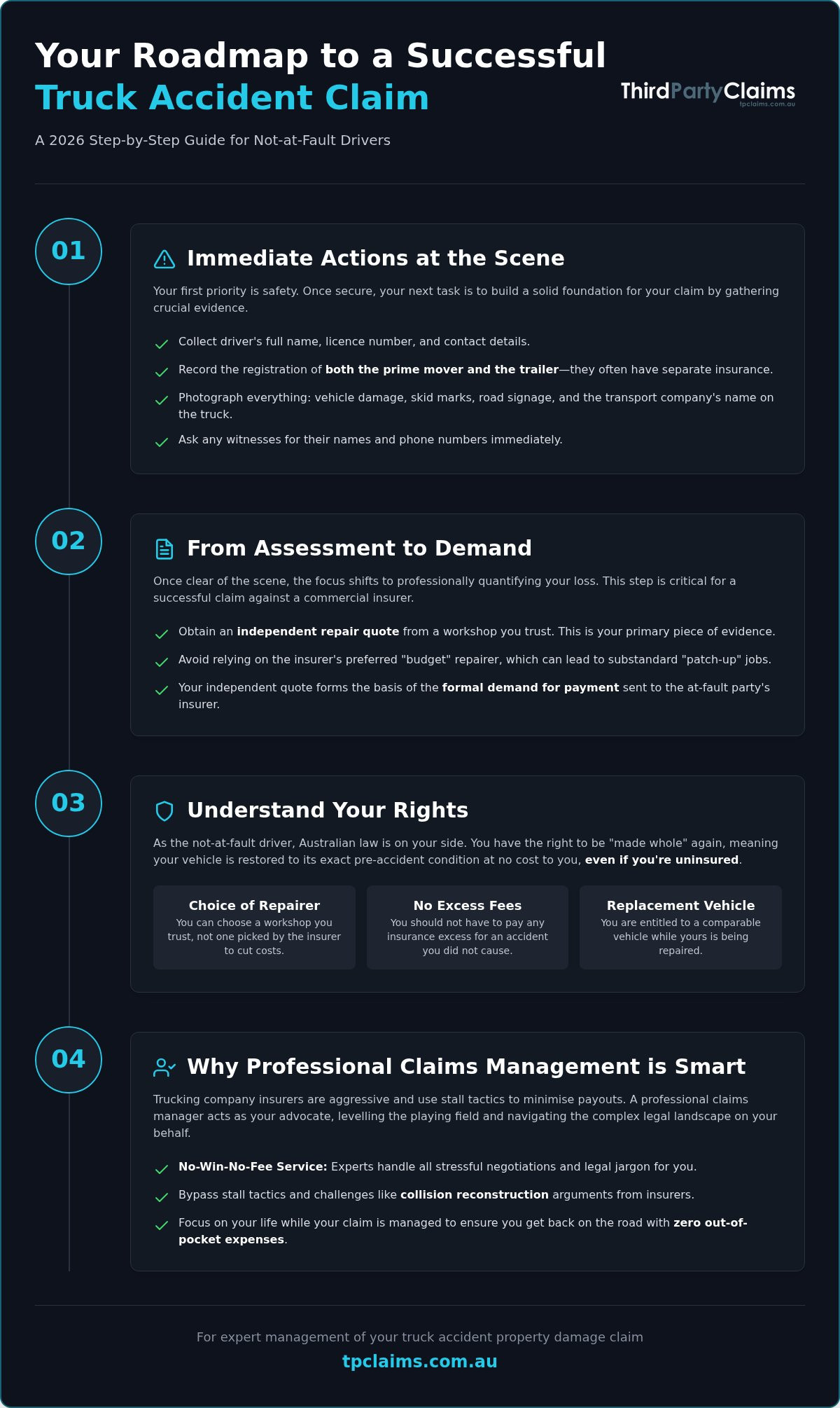 Truck Accident Property Damage Claim Process: The 2026 Australian Guide