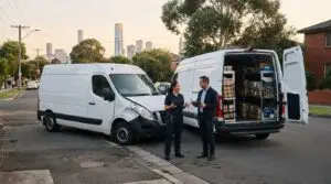 Courier van accident not at fault? Your replacement vehicle options in Australia